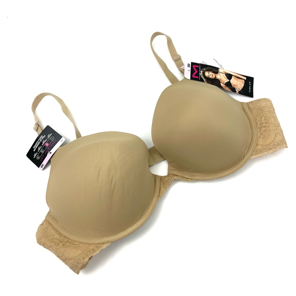 Maidenform Push Up Lift Underwire Bra in Nude Beige 07180